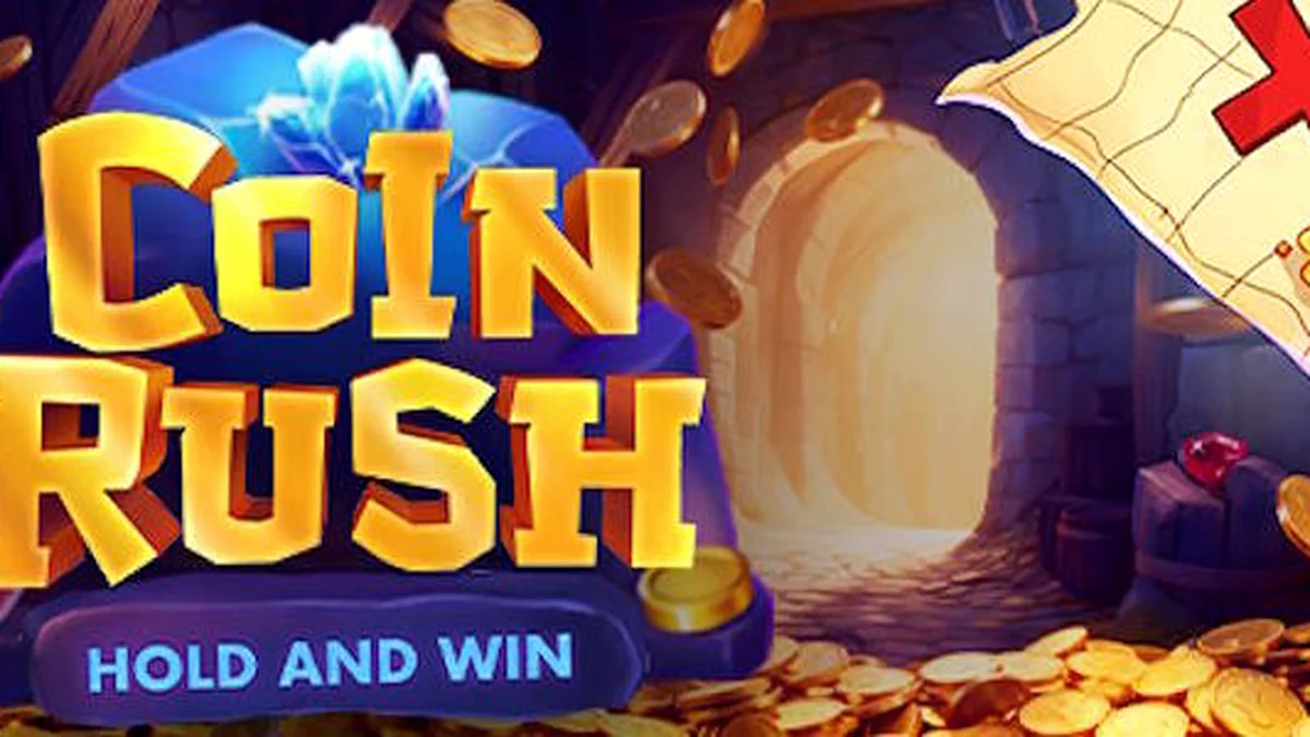 Tampilan visual slot Coin Rush dengan format 3x3 yang dinamis